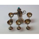 Miniature wine jug and goblets