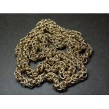 9ct gold fancy rope link chain, 58.4 g