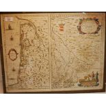 Guil Jel Blaeu, Principatus, Bernearnia, Bearn. Scale 3 miles - 2.5 inch