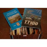 Isle of Man - a box of large format books and programmes