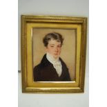 Sir William Charles Ross (1794-1860), British, early 19thC portrait miniature on ivory of a young