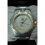 Tag Heuer gent's professional automatic sports watch, purchased from Wilkins' , Douglas, 1998,