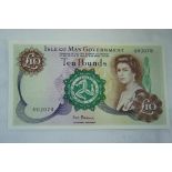 Isle of Man Government £10 note No. 002070, Stallard, uncirculated