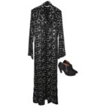 Prince Black Sequined Stage Coat