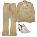 Prince Gold Crochet Shirt, Pants & Shoes