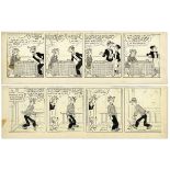 ''Blondie'' comic strips hand-drawn and signed by Chic Young from 27 January 1960 and 5 March