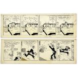 ''Blondie'' comic strips hand-drawn and signed by Chic Young from 9 October 1958 and 30 March