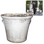 Large concrete planter owned by the Kennedys. Planter was taken from the Winter White House in