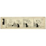 ''Blondie'' comic strip hand-drawn and signed by Chic Young from 17 January 1936, featuring