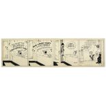 ''Blondie'' comic strip hand-drawn and signed by Chic Young from 15 November 1940, featuring Dagwood