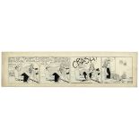 ''Blondie'' comic strip hand-drawn and signed by Chic Young from 28 January 1935, featuring Blondie,