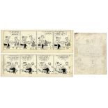 ''Blondie'' comic strips hand-drawn and signed by Chic Young from 19 December 1959 and 26 January