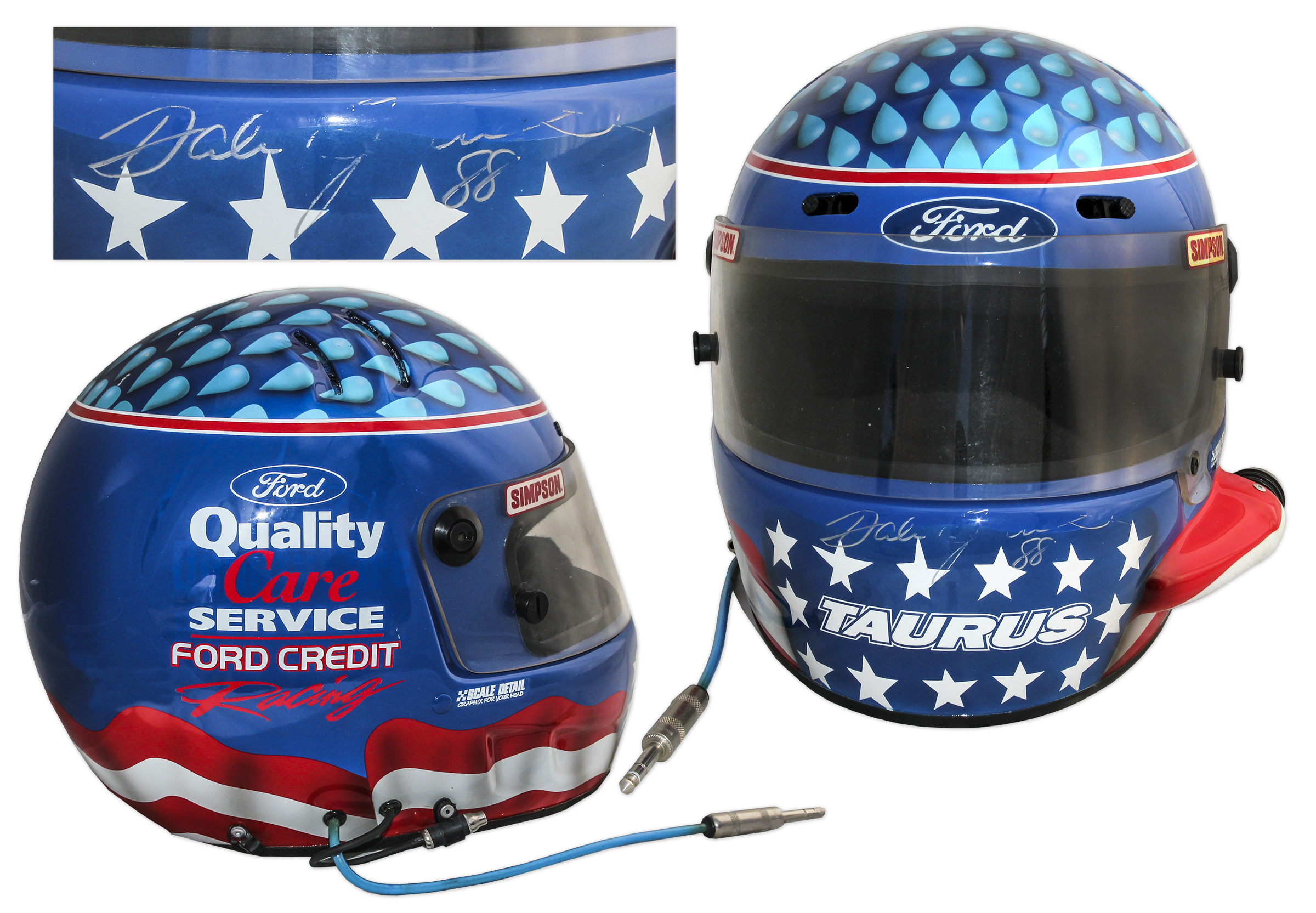 Dale Jarrett Race Used Helmet