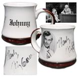 Johnny Carson Signed Coffee Mug