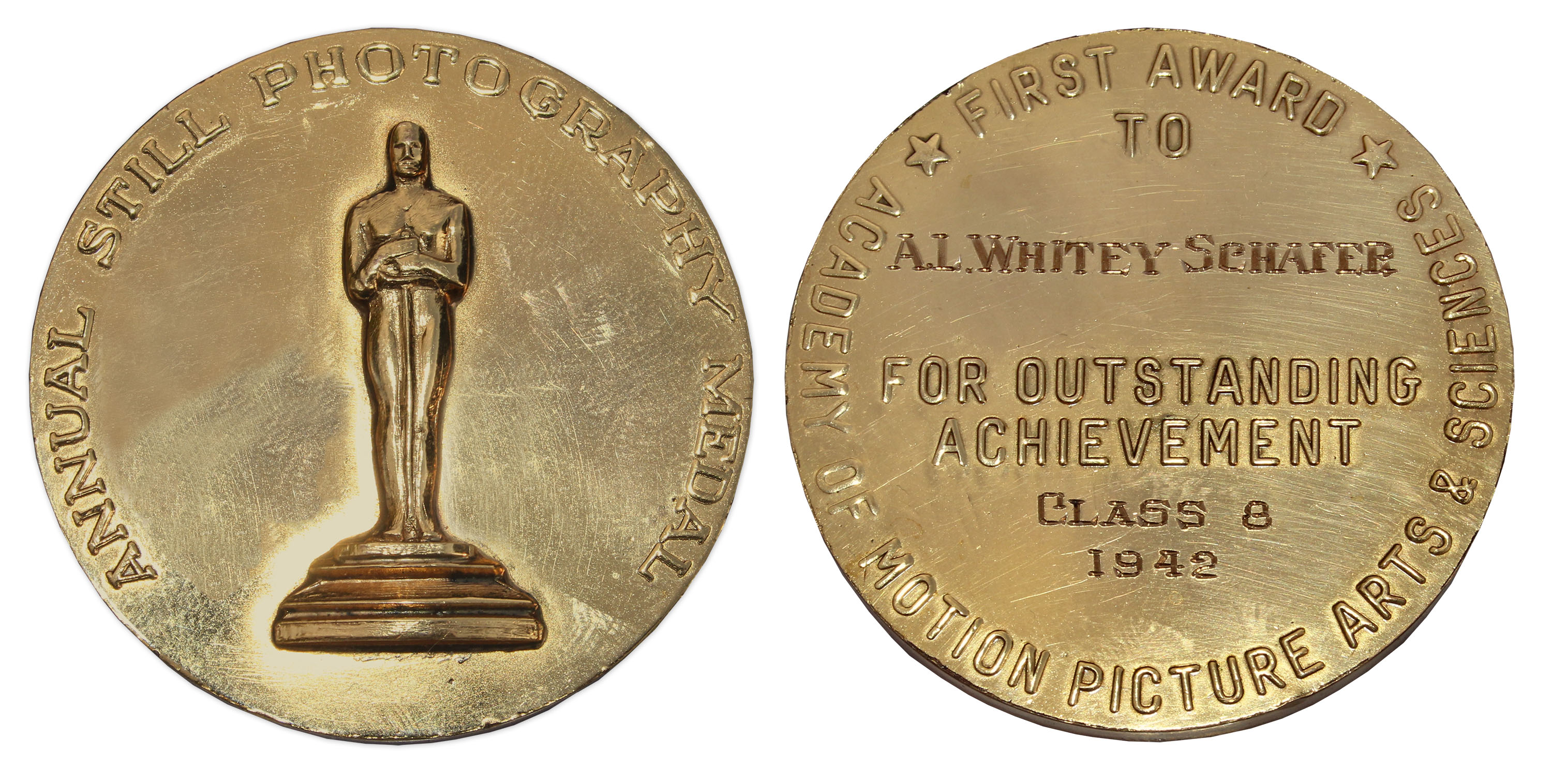 1942 Academy Award Medallion