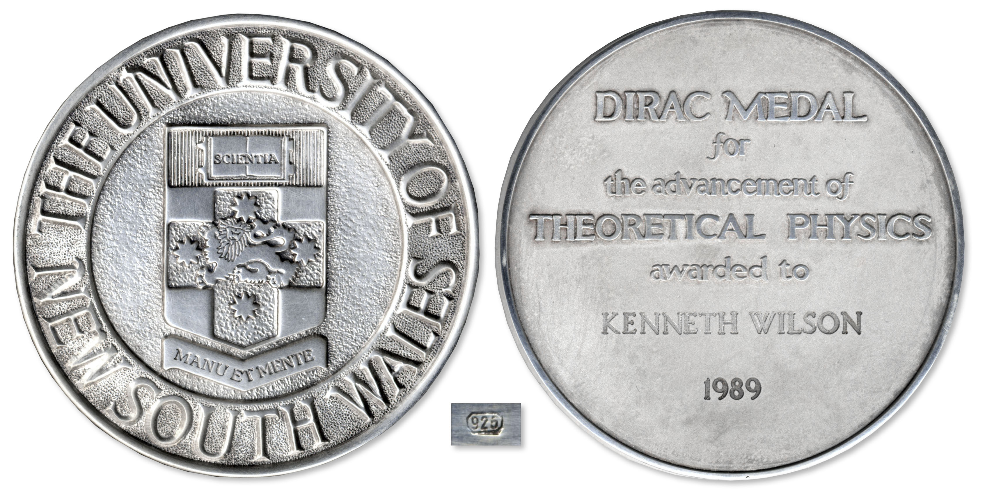 Kenneth Wilson's Dirac Medal