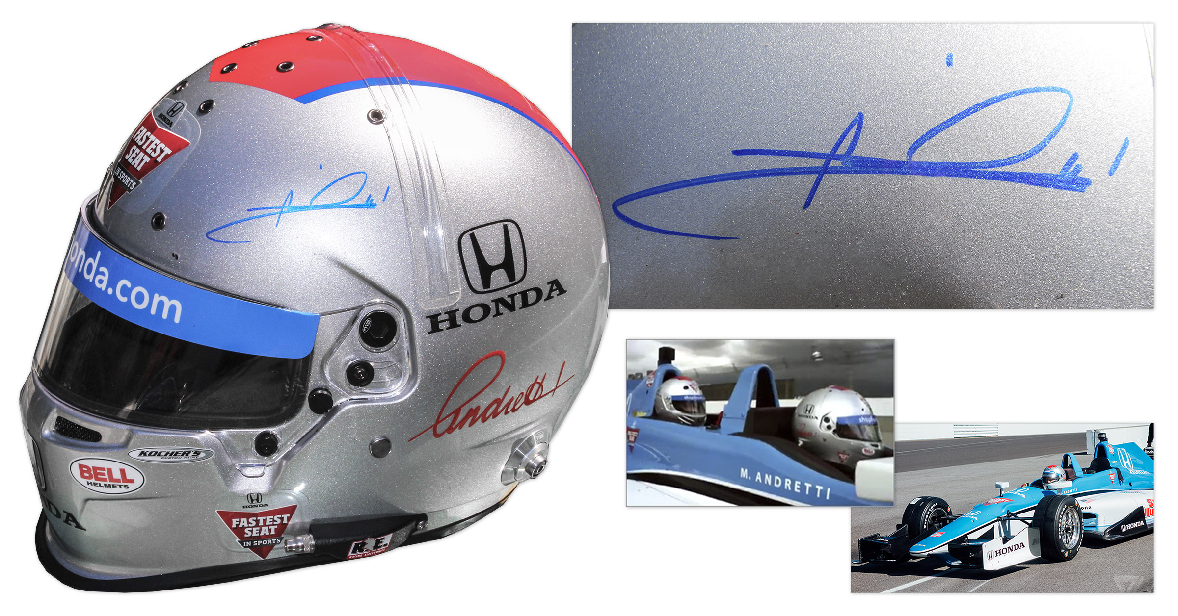 Mario Andretti Signed Helmet