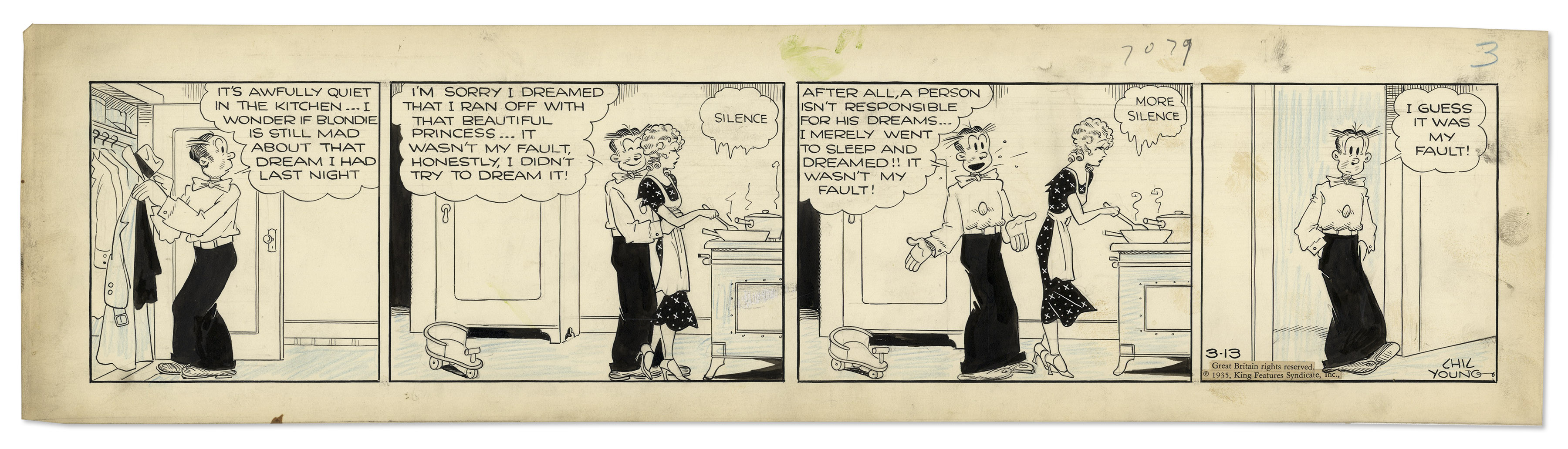 Blondie 1935 Comic Strip