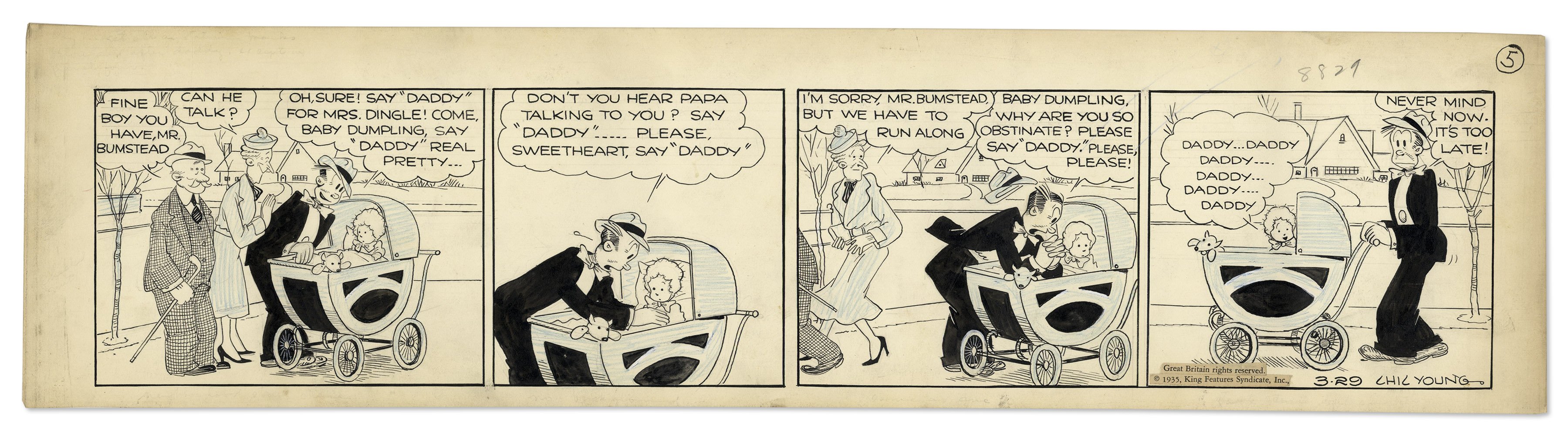 Blondie 1935 Comic Strip