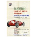 1960 British Grand Prix Poster