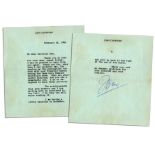 Joan Crawford Typed Letter Signed