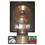 Michael Jackson ''Thriller'' RIAA Award