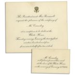 Theodore Roosevelt White House Invitation