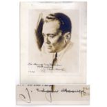 J. Edgar Hoover Signed Print