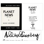 Allen Ginsberg Signed Book