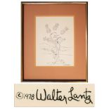 Walter Lantz Signed ''Woody'' Sketch