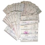 50 Charles ''Bubba'' Smith Signed Checks