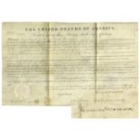 James Monroe Document Signed