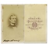 Jefferson Davis Signed CDV