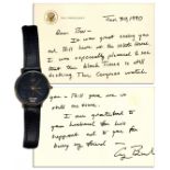 George H.W. Bush Watch & Autograph Letter Signed