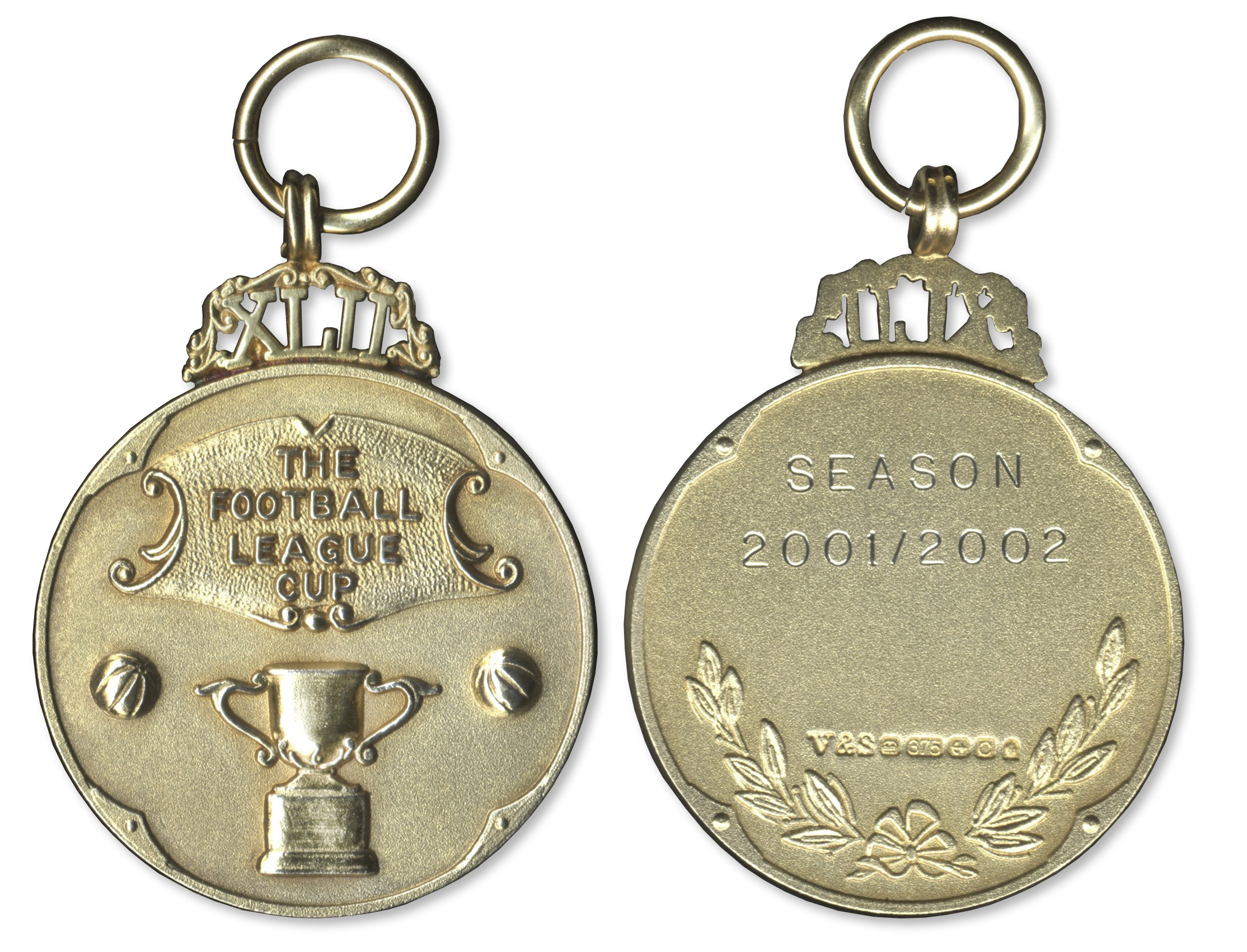 2002 Football League Cup Winner's Medal
