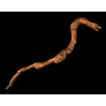 Carved Root Walking Stick