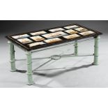 Neoclassical-Style Wrought Iron Coffee Table