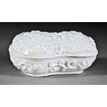 Chinese "Blanc de Chine" Porcelain Betel Nut Box