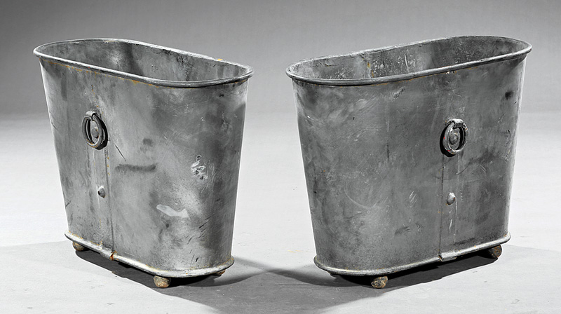 Pair of Regency Lead Jardinieres