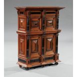 Diminutive Cotinental Parcel Ebonized Oak Cabinet