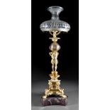 Gilt Bronze Sinumbra Lamp, attr. Messenger