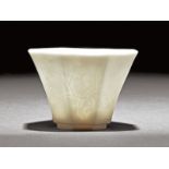 Chinese "Blanc de Chine" Porcelain Octagonal Cup