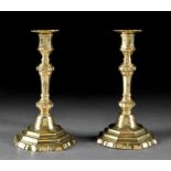 Pair ofFrench Brass Candlesticks