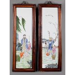 Chinese Famille Rose Porcelain Wall Plaques