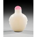 Chinese White Jade Snuff Bottle