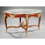 Gilt Bronze-Mounted Mahogany Center Table