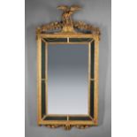 Neoclassical-Style Carved Giltwood Mirror