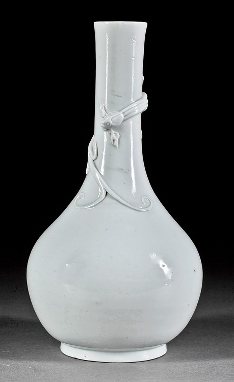 Chinese "Blanc de Chine" Porcelain Bottle Vase