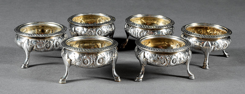 Bailey & Co. Coin Silver Open Salts