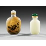 Two Chinese Glass Snuff Bottles